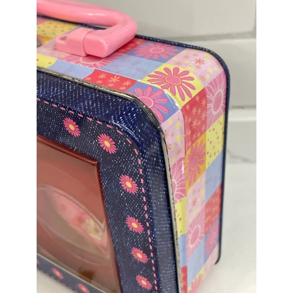 Vintage‎ Hello Kitty Alarm Clock Pink Y2K Tested Analog Floral Battery Box